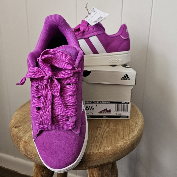 NWT Adidas Grand Court Alpha 00s 6.5 Pink Tennis Skater Shoe - Picture 8 of 8